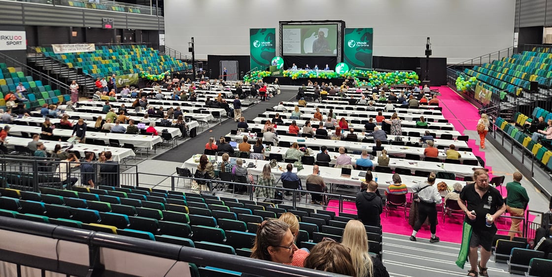 Vihreiden puoluekokous Turussa 2026
